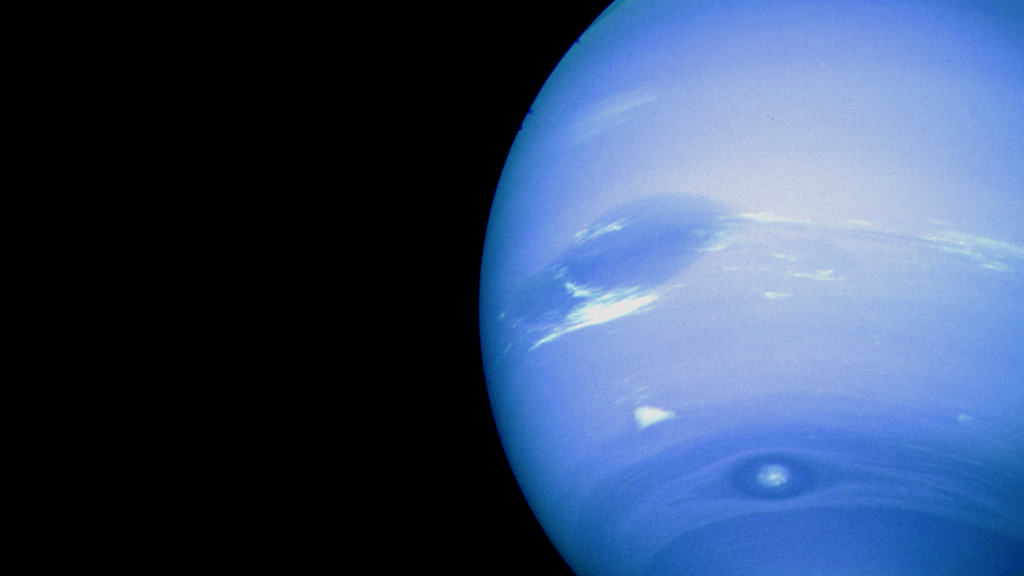 Image of Neptune with Storms