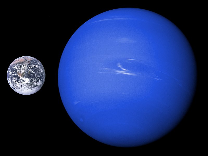 Neptune-Earth Comparison