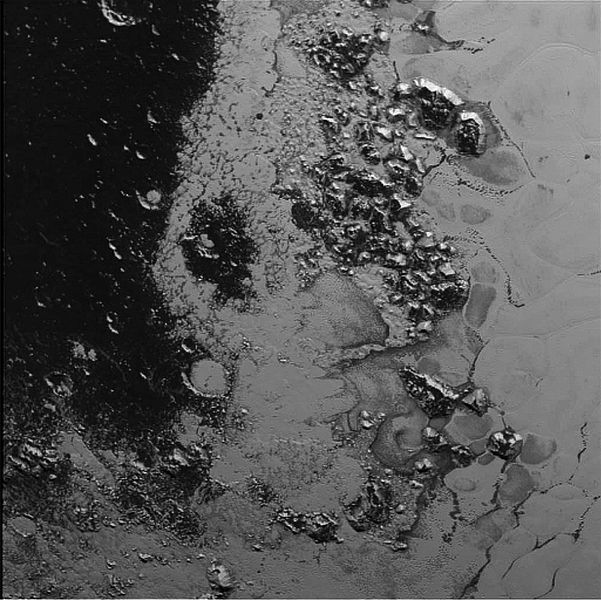 Image of Pluto's surface